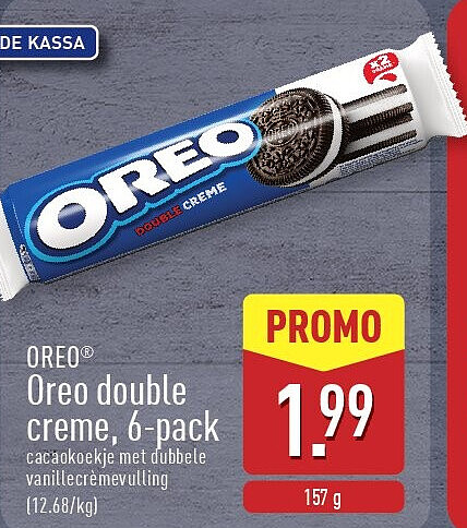 Oreo double creme, 6-pack