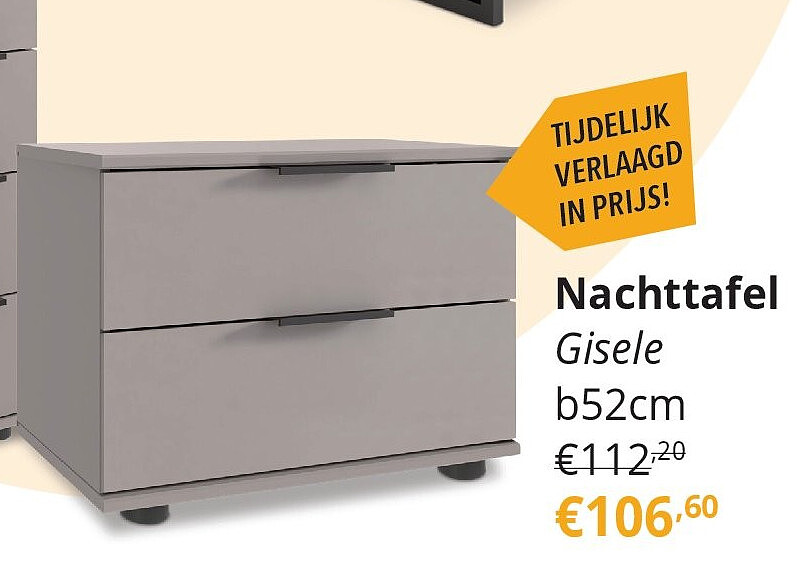 Nachttafel Gisele b52cm