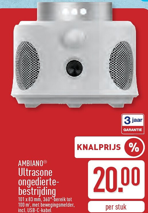 Ultrasone ongedierte­­ bestrijding