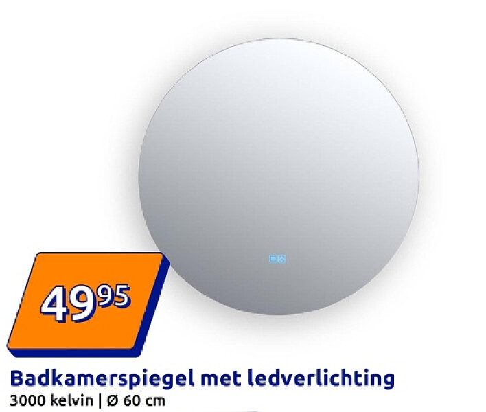 Badkamerspiegel met ledverlichting