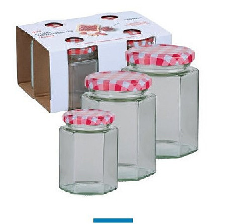 Alpina glazen pot met schroefdeksel 380 ml