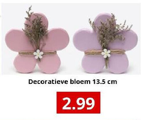 Decoratieve bloem 13.5 cm