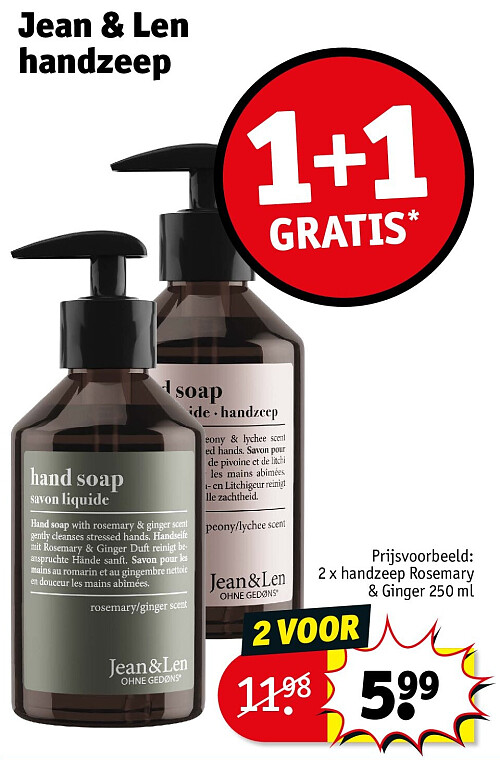 Jean & Len handzeep