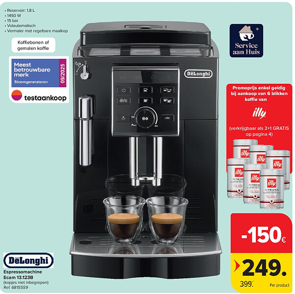 Espressomachine Ecam 13.123B
