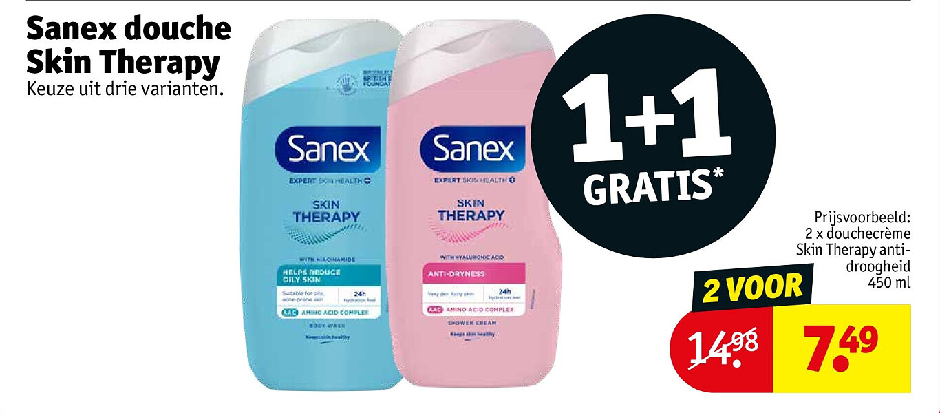 Sanex douche Skin Therapy