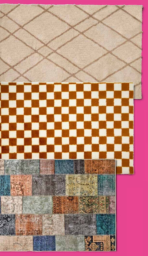 Vloerkleed checks