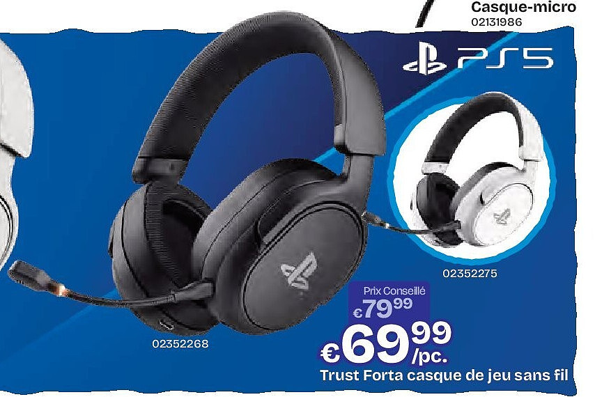 Trust Forta casque de jeu sans fil