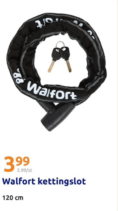 Walfort kettingslot