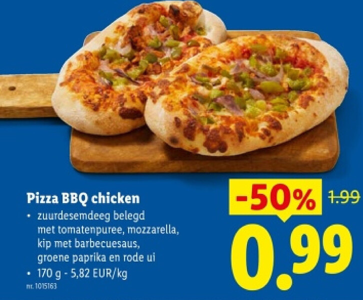 Pizza BBQ chicken