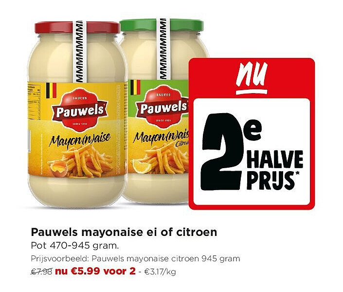 Pauwels mayonaise ei of citroen