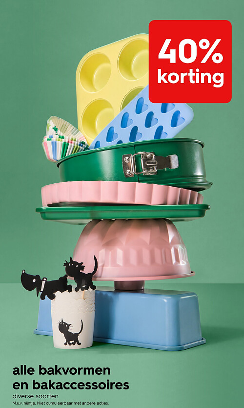alle bakvormen en bakaccessoires