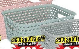 Curver opbergmand 36 x 30 x 13 cm