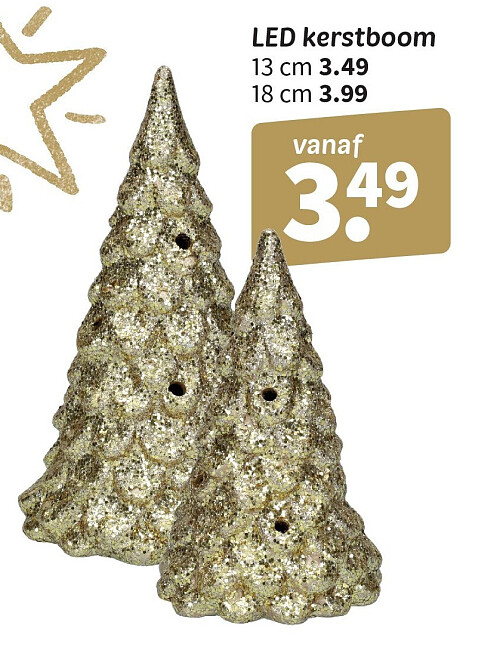 LED kerstboom 13 cm