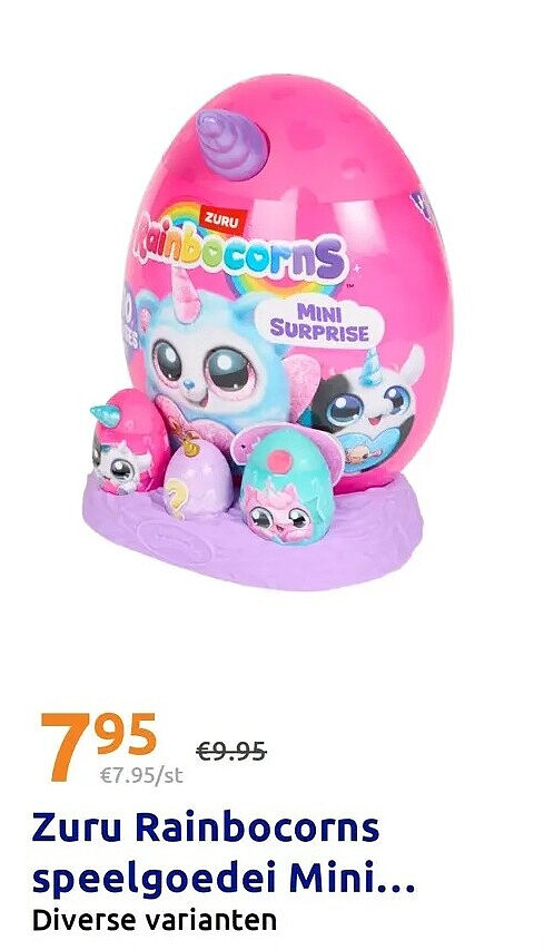 Zuru Rainbocorns speelgoedei Mini Mania!