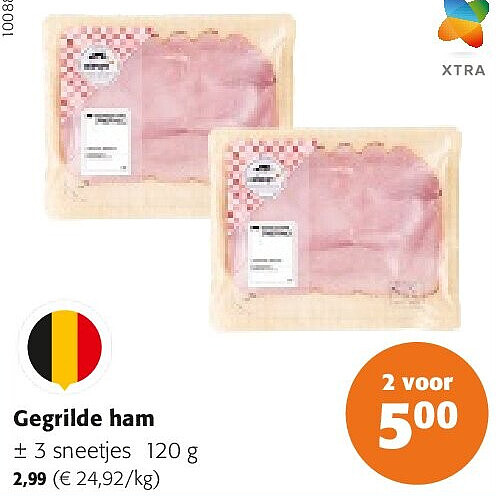 Gegrilde ham