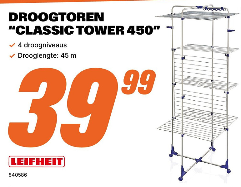DROOGTOREN “CLASSIC TOWER 450”