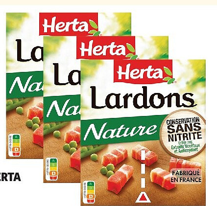 Lardons nature Herta