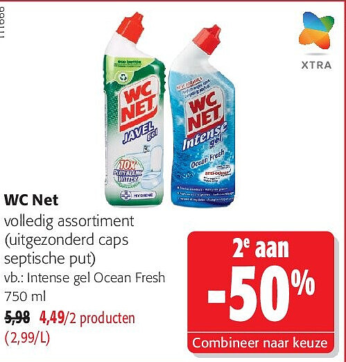 WC Net Intense gel Ocean Fresh 750 ml