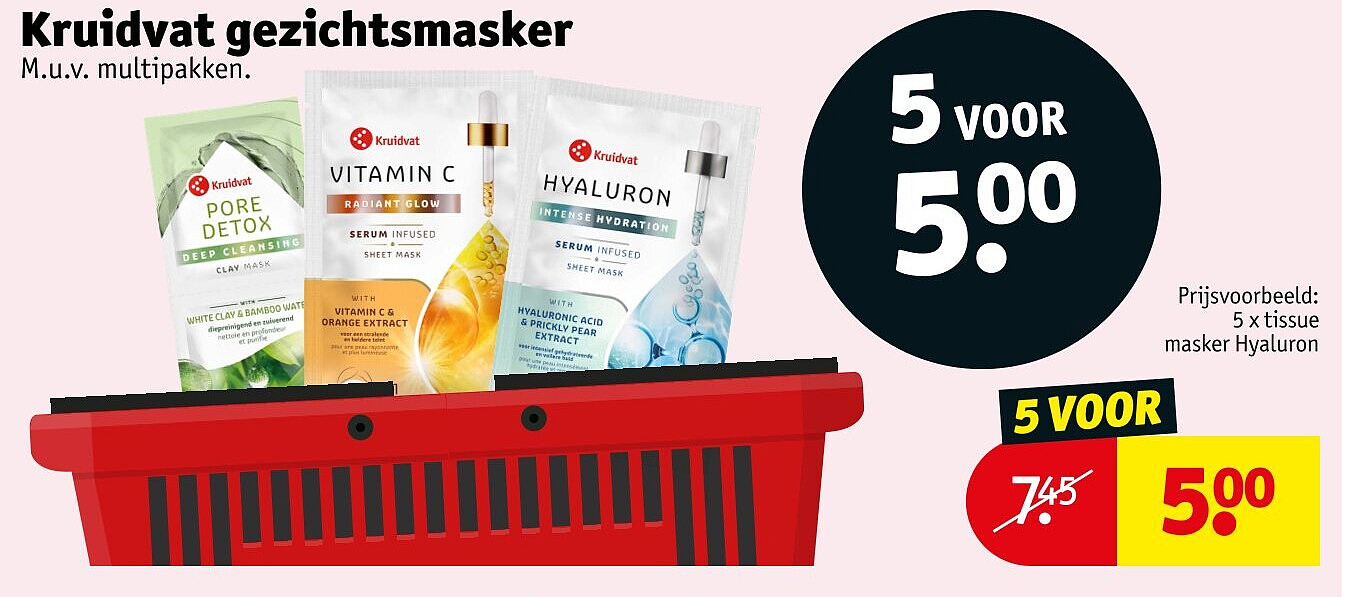 Kruidvat gezichtsmasker