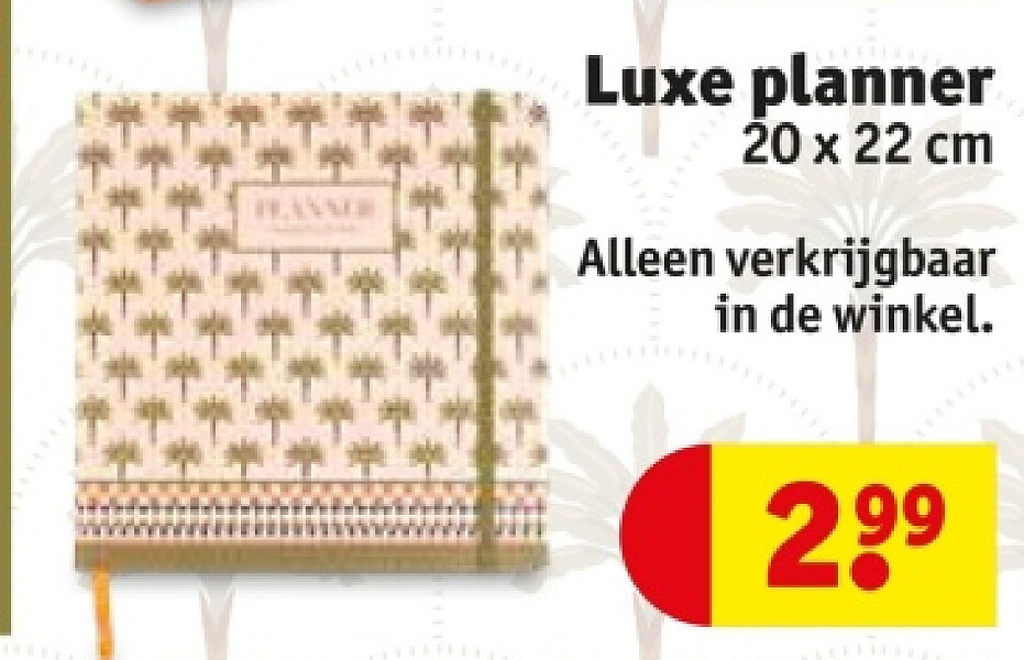 Luxe planner