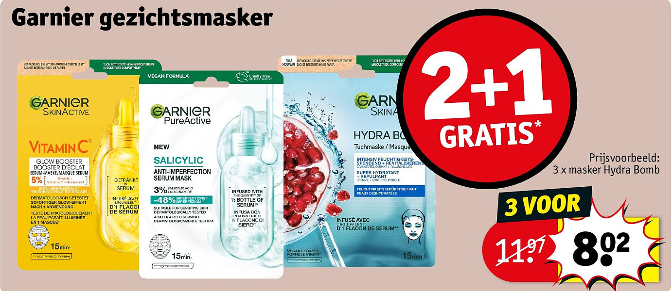 3 x masker Hydra Bomb