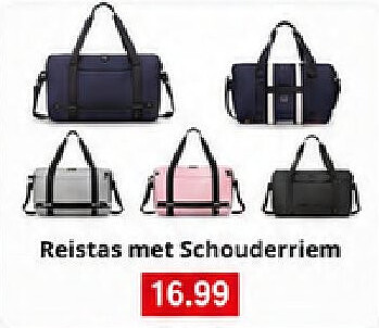 Reistas met Schouderriem