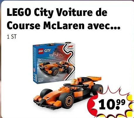 LEGO City Voiture de Course McLaren avec...