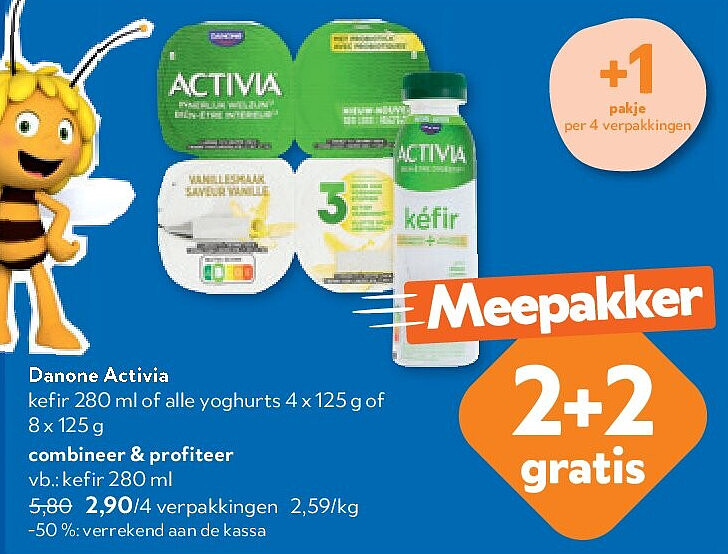 Danone Activia kefir 280 ml