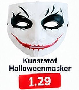Kunststof Halloweenmasker