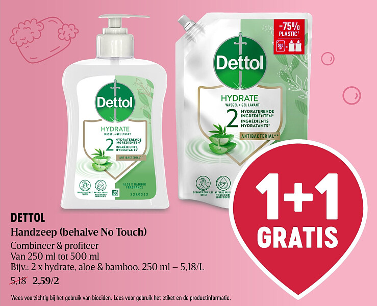 DETTOL Handzeep (behalve No Touch)