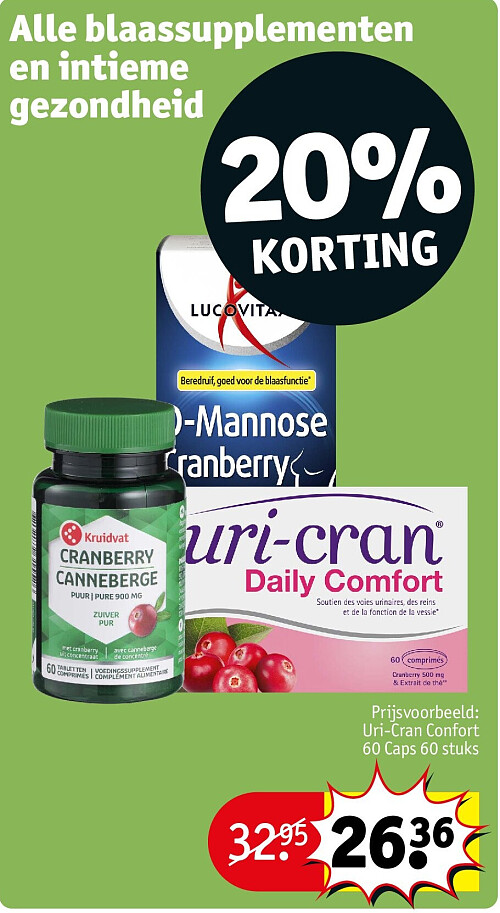 Uri-Cran Confort 60 Caps 60 stuks
