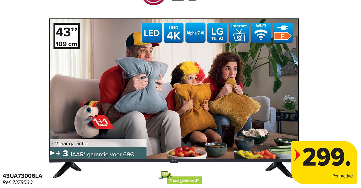 LG 43UA73006LA LED TV