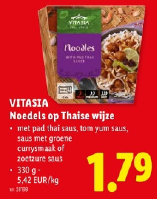 Noedels op Thaise wijze
