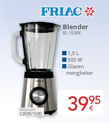 Friac Blender BL 1500X