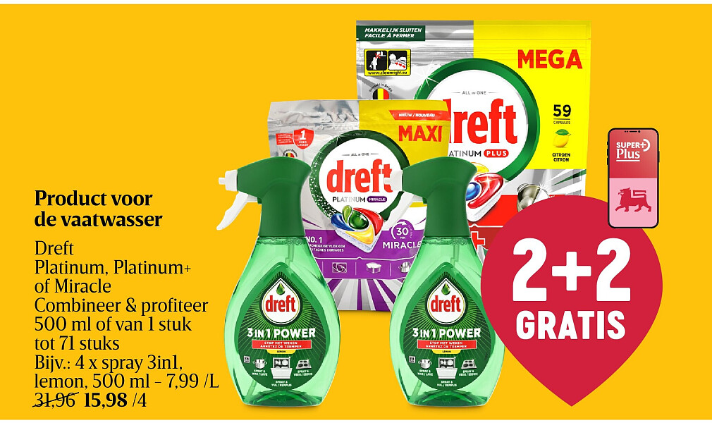 Product voor de vaatwasser