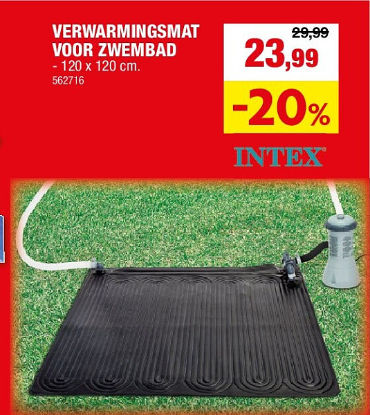VERWARMINGSMAT VOOR ZWEMBAD