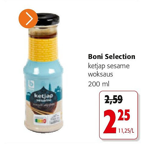 Boni Selection ketjap sesame woksaus 200 ml