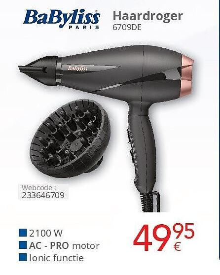Haardroger 6709DE