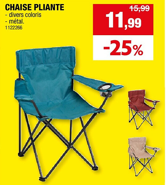 CHAISE PLIANTE