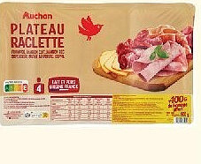 Plateau raclette Auchan