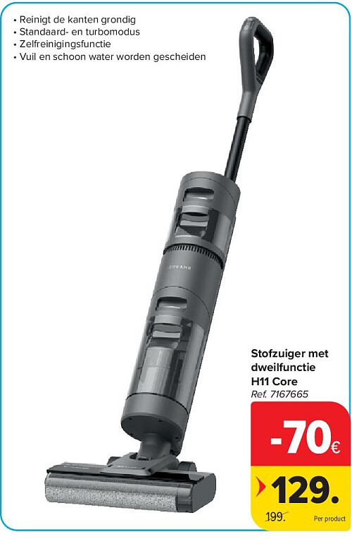 Stofzuiger met dweilfunctie H11 Core