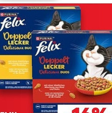 FELIX Doppelt lecker Katzentrockenfutter
