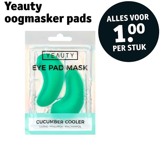 Yeauty oogmasker pads