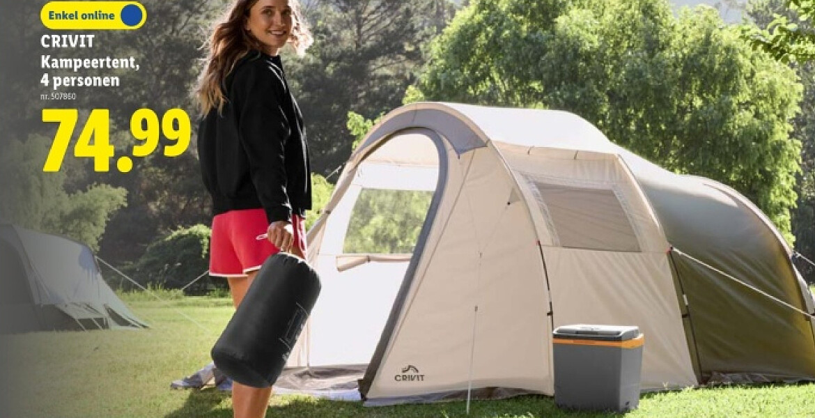 Kampeertent, 4 personen
