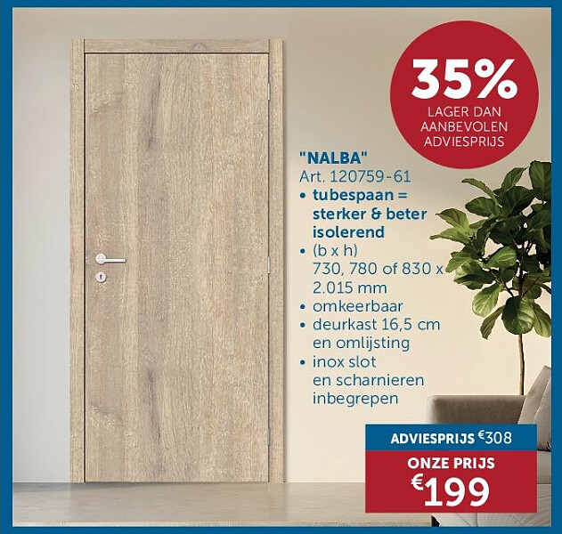 AFGEWERKTE DEUREN "NALBA"