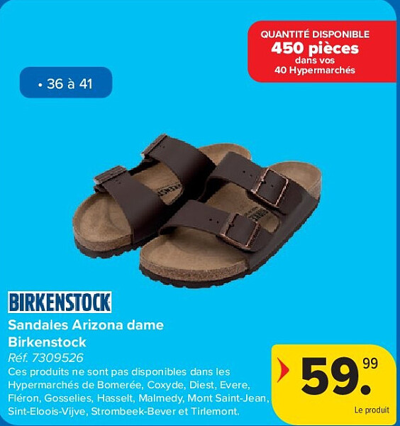 Sandales Arizona dame Birkenstock