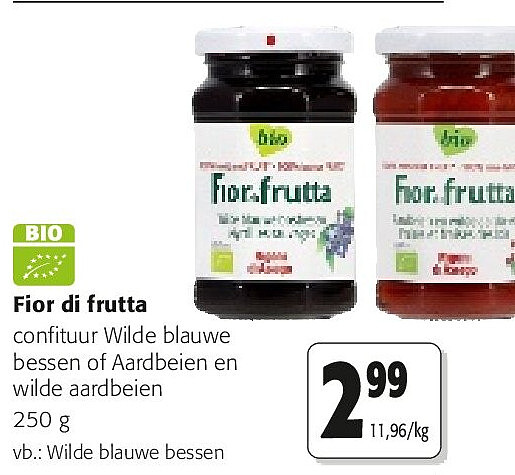 Fior di frutta Wilde blauwe bessen