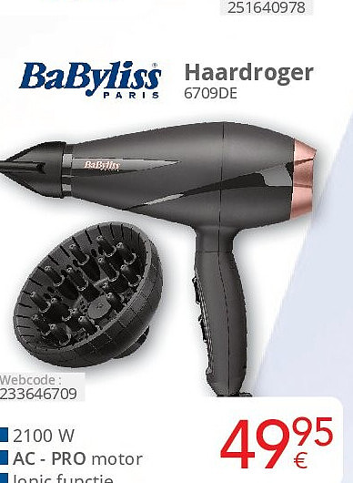 Haardroger 6709DE
