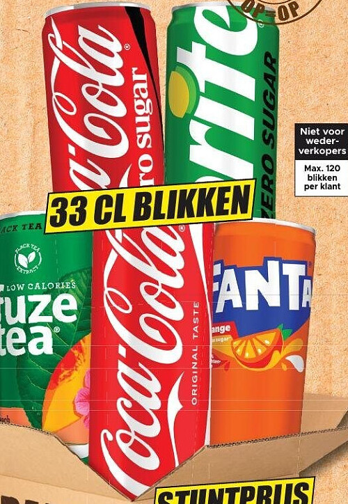 Coca-Cola, Fanta, Sprite of Fuze Tea