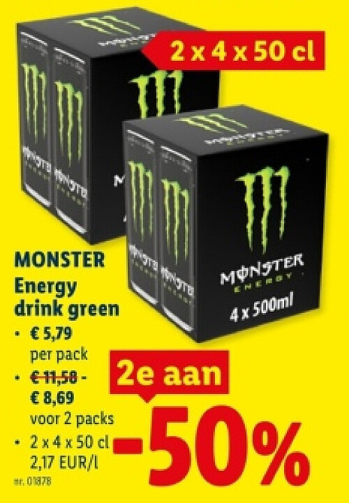Energy drink green